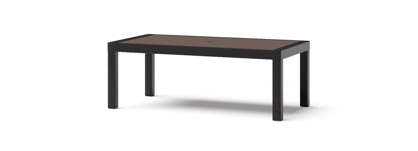 Deco™ 9 Piece Sunbrella® Outdoor Dining Set - Charcoal Gray