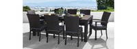 Deco™ 9 Piece Sunbrella® Outdoor Dining Set - Charcoal Gray