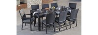 Deco™ 9 Piece Sunbrella® Outdoor Dining Set - Ginkgo Green