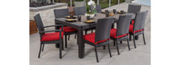 Deco™ 9 Piece Polyester Outdoor Dining Set - Gray