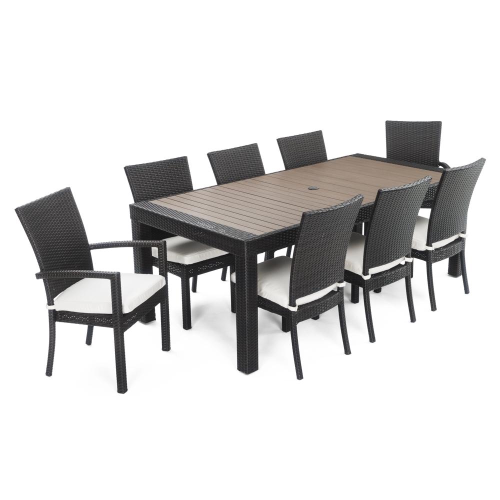 Deco™ 9 Piece Sunbrella® Outdoor Dining Set - Moroccan Cream