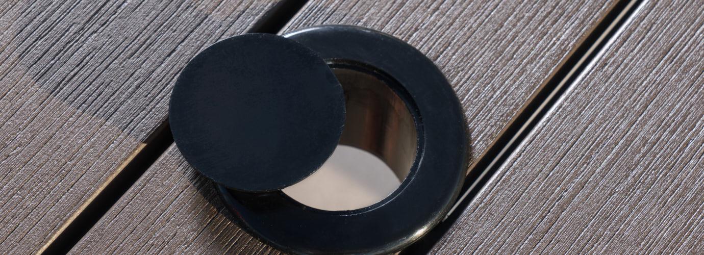 Deco™ 9 Piece Sunbrella® Outdoor Dining Set - Maxim Beige