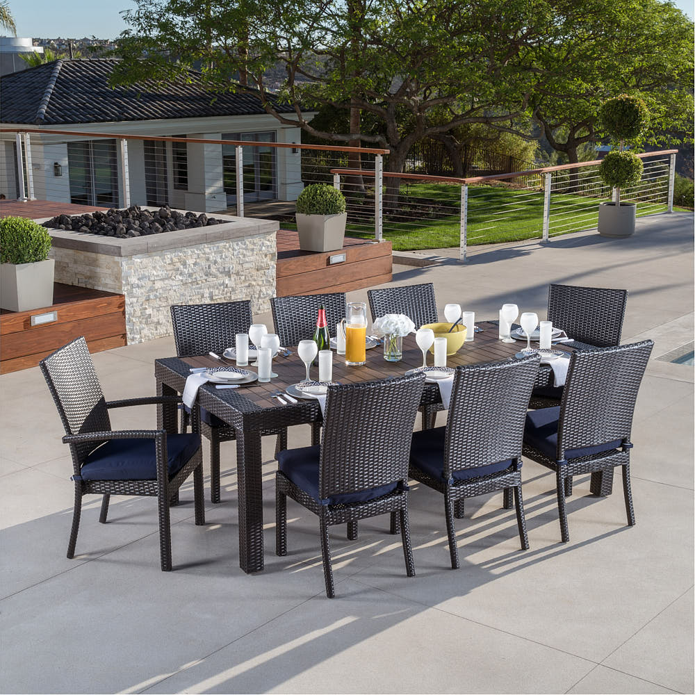 Rst brands deco 9 sales piece patio dining set