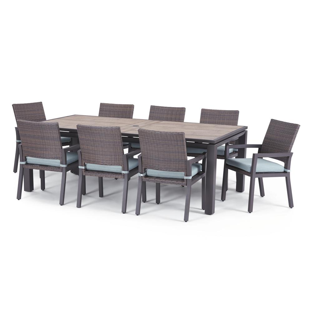 Milea™ 9 Piece Dining Set - Mist Blue