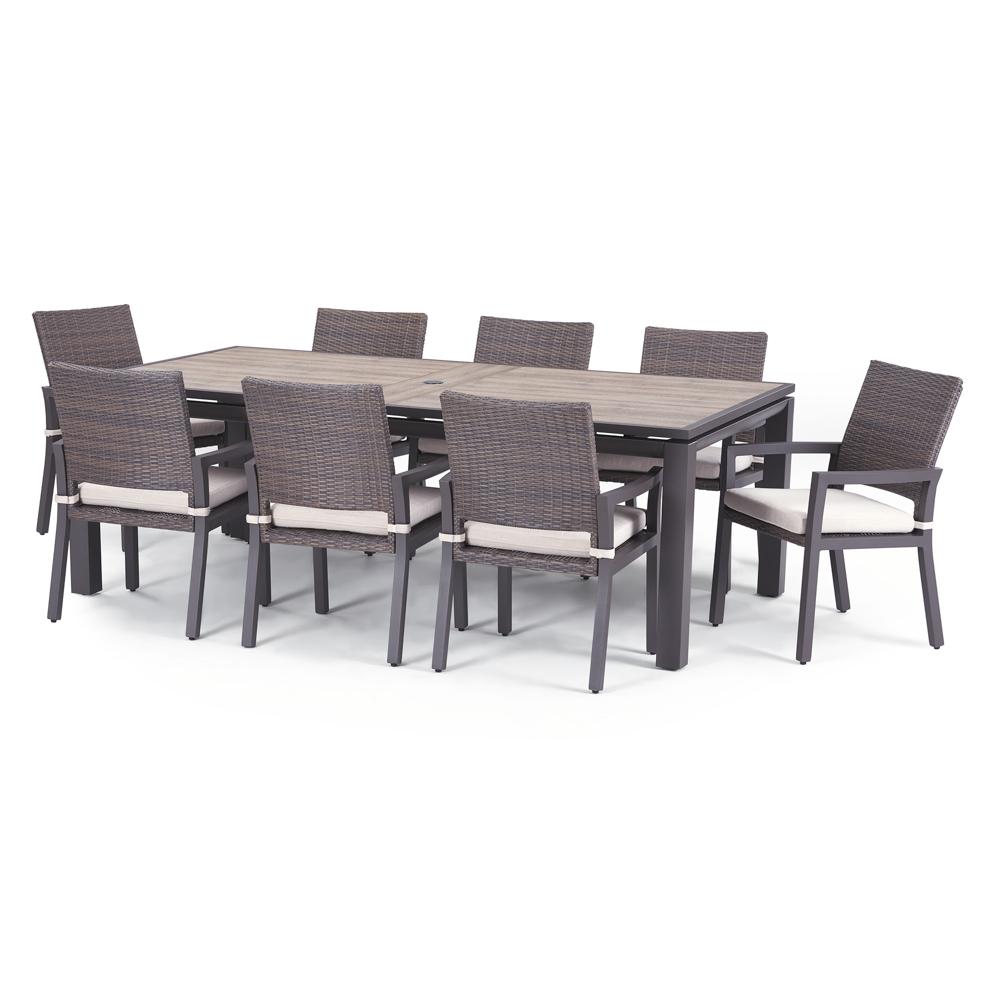 Milea™ 9 Piece Dining Set - Natural Beige