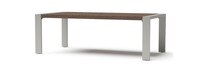 Milo™ Espresso 9 Piece Sunbrella® Outdoor Dining Set - Bliss Linen