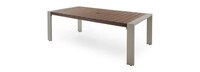 Milo™ Espresso 9 Piece Sunbrella® Outdoor Dining Set - Maxim Beige