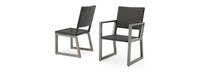 Milo™ Espresso 9 Piece Sunbrella® Outdoor Dining Set - Navy Blue