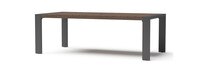 Milo™ Gray 9 Piece Sunbrella® Outdoor Dining Set - Bliss Linen