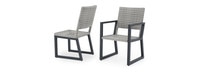Milo™ Gray 9 Piece Sunbrella® Outdoor Dining Set - Maxim Beige