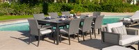 Vistano™ 9 Piece Sunbrella® Outdoor Dining Set - Gray