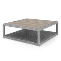 Portofino® Comfort Faux Wood Conversation Table - Gray