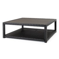 Portofino® Comfort Faux Wood Conversation Table - Espresso