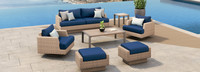 Portofino® Repose 19 Piece Sunbrella® Outdoor Estate Collection - Laguna Blue