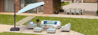 Portofino® Comfort 20 Piece Sunbrella® Motion Wood Estate and Furniture Cover Set - Spa Blue