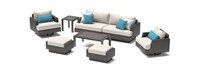 Portofino® Repose 20 Piece Sunbrella® Motion Wood Estate and Furniture Cover Set - Dove Gray