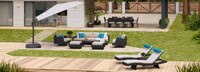 Portofino® Repose 20 Piece Sunbrella® Motion Wood Estate and Furniture Cover Set - Dove Gray