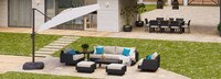 Portofino® Repose 20 Piece Sunbrella® Motion Wood Estate and Furniture Cover Set - Dove Gray