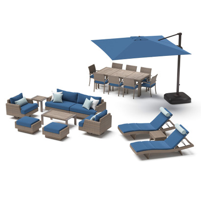 Portofino® Repose 20 Piece Sunbrella® Motion Wood Estate and Furniture Cover Set