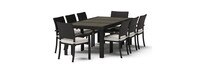 Portofino® Comfort 9 Piece Wood Dining Set - Dove Gray