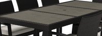 Portofino® Comfort 9 Piece Wood Dining Set - Dove Gray