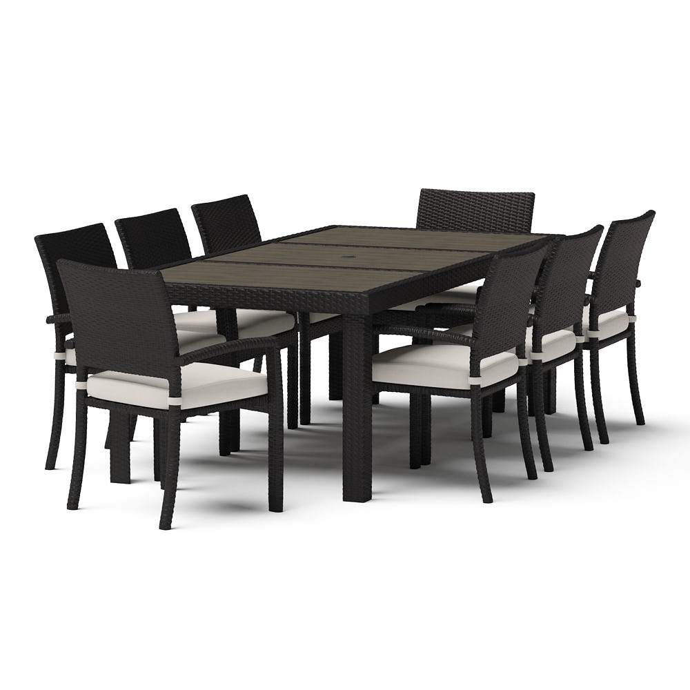 Portofino® Comfort 9 Piece Wood Dining Set - Dove Gray