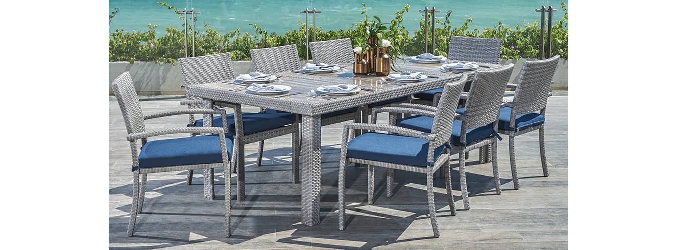 RST Brands Portofino Comfort Outdoor Dining Set - Thumbnail 5