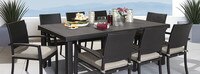 Portofino® Comfort 9 Piece Wood Dining Set - Taupe Mist
