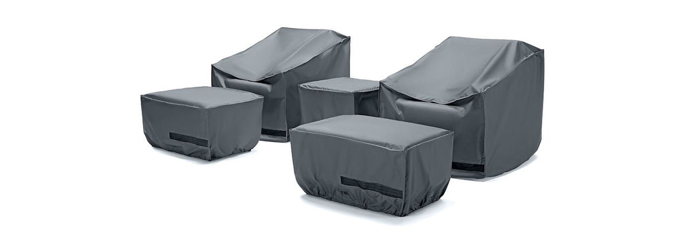 Benson™ 5 Piece Club Chair & Ottoman Furniture Cover Set