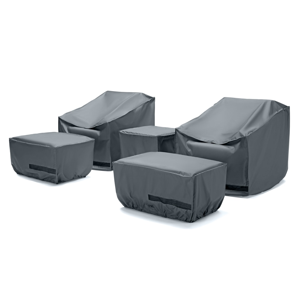 Capri™ 5 Piece Club Chair & Ottoman Furniture Cover Set