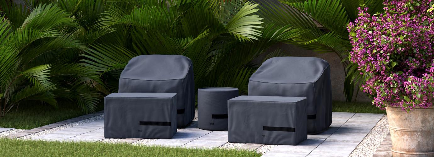 RST Brands Venetia Club Chair Furniture Cover - Thumbnail 4