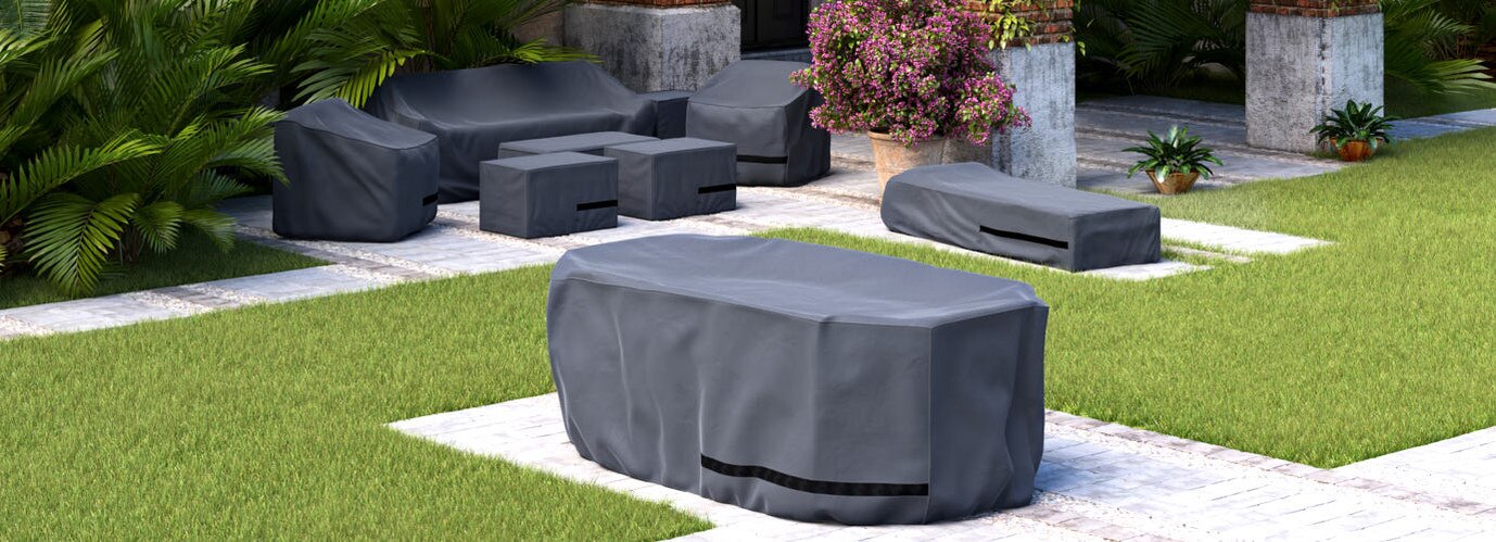 Portofino Repose 19 Piece Estate Collection Furniture Cover Set