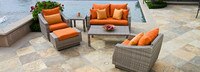 Cannes™ 6 Piece Love and Club Seating Furniture Cover Set