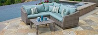 Cannes™ 4 Piece Sectional and Table Furniture Cover Set
