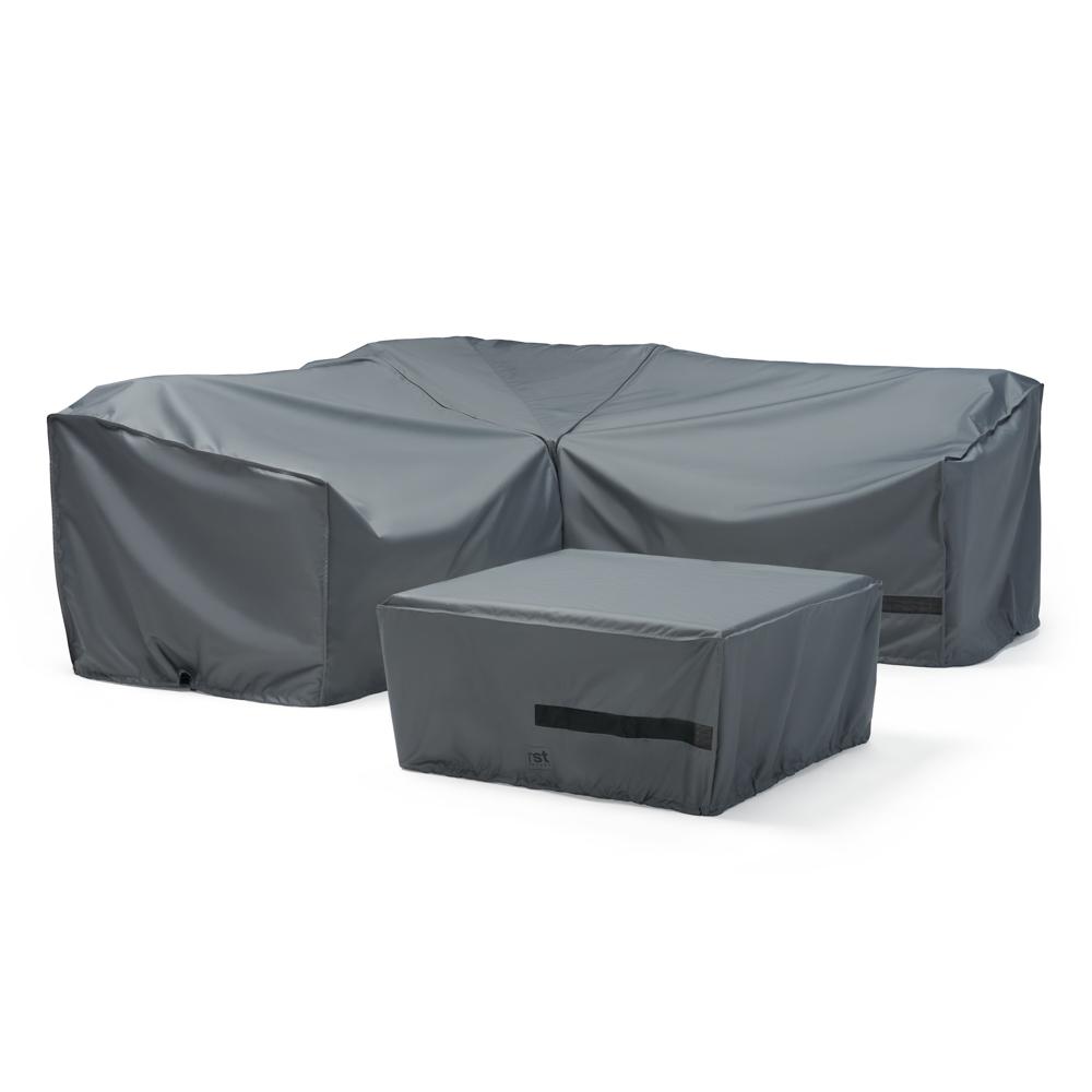 Cannes™ 4 Piece Sectional and Table Furniture Cover Set