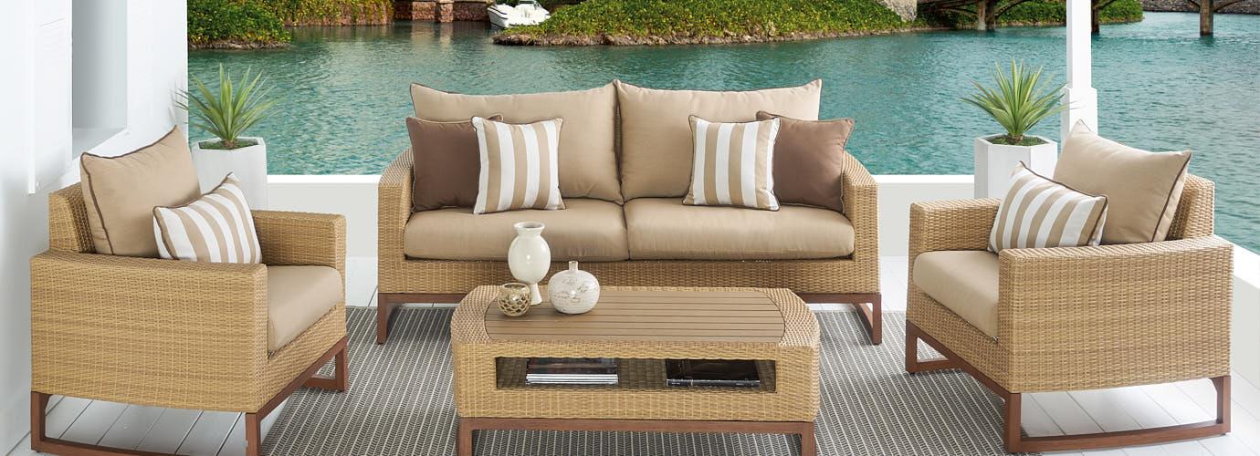 RST Brands Mili Sectional Furniture Covers - Thumbnail 3