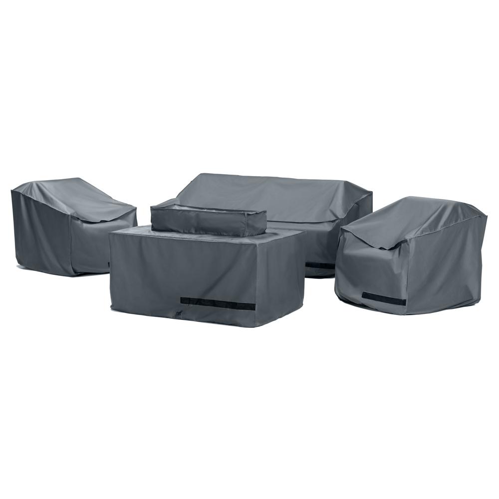 Vistano® 4 Piece Fire Conversation Seating Furniture Cover Set