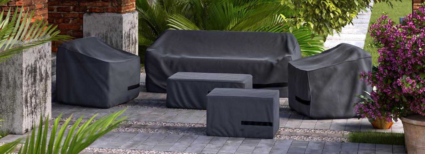 RST Brands Venetia Furniture Cover Set - Thumbnail 4