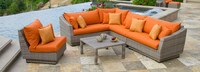 Cannes™ 6 Piece Sectional and Table Furniture Cover Set
