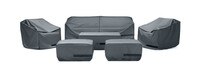 Milea 6 Piece Motion Seating Furniture Cover Set
