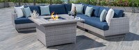 Portofino® Comfort 6 Piece Sectional Fire Seating Furniture Cover Set