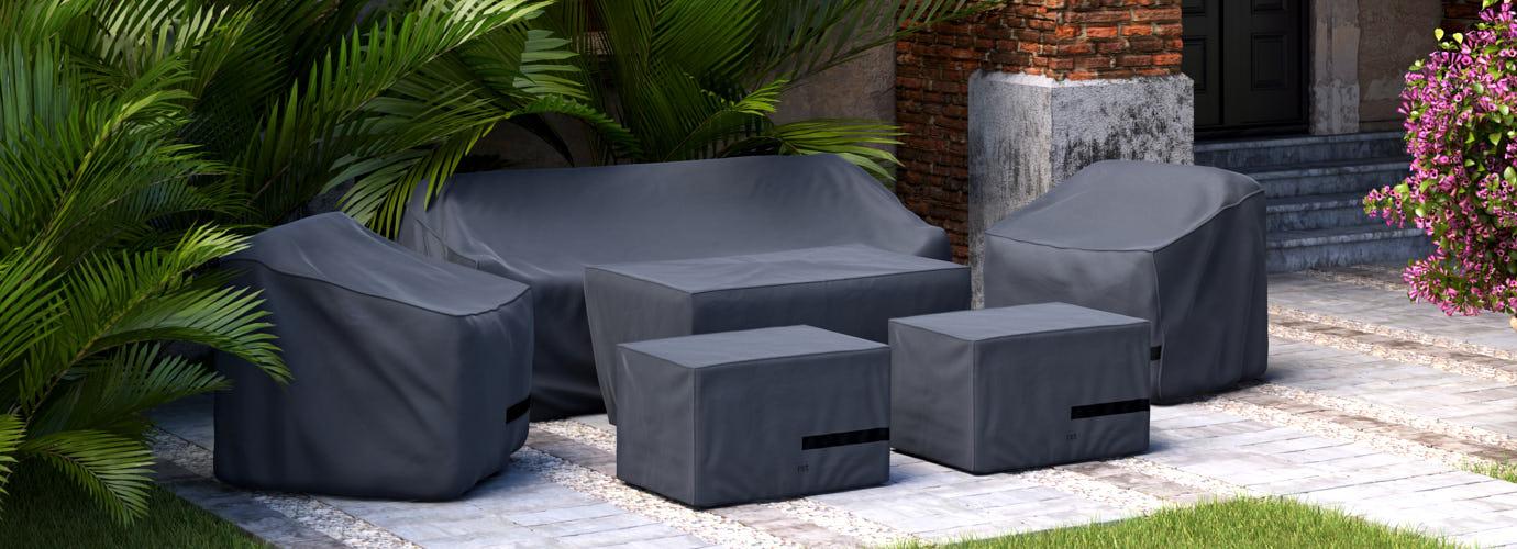 RST Brands Venetia Motion Fire Chat Furniture Cover Set - Thumbnail 4