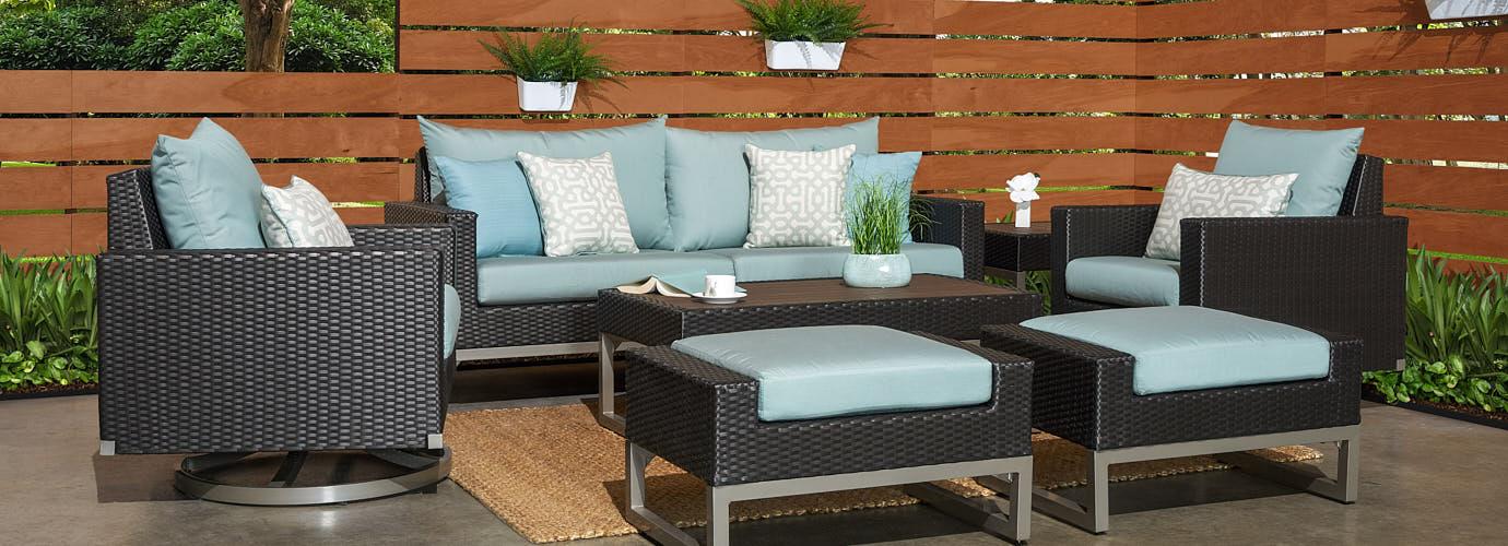 RST Brands Mili/Milo Deep Seating Furniture Cover Set - Thumbnail 2