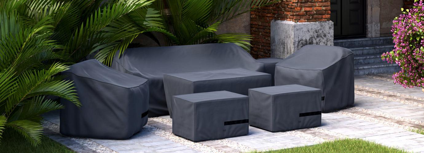 RST Brands Venetia Motion Fire Chat Furniture Cover Set - Thumbnail 5