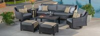 Deco™ 8 Piece Polyester Sofa & Club Chair Furniture Cover Set - Gray