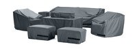 Portofino® Comfort 8 Piece Motion Fire Seating Furniture Cover Set