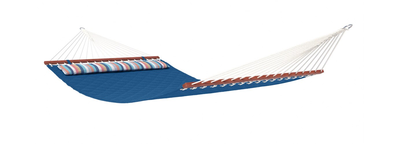 Sunbrella® Quilted Hammock Bed - Regatta Blue