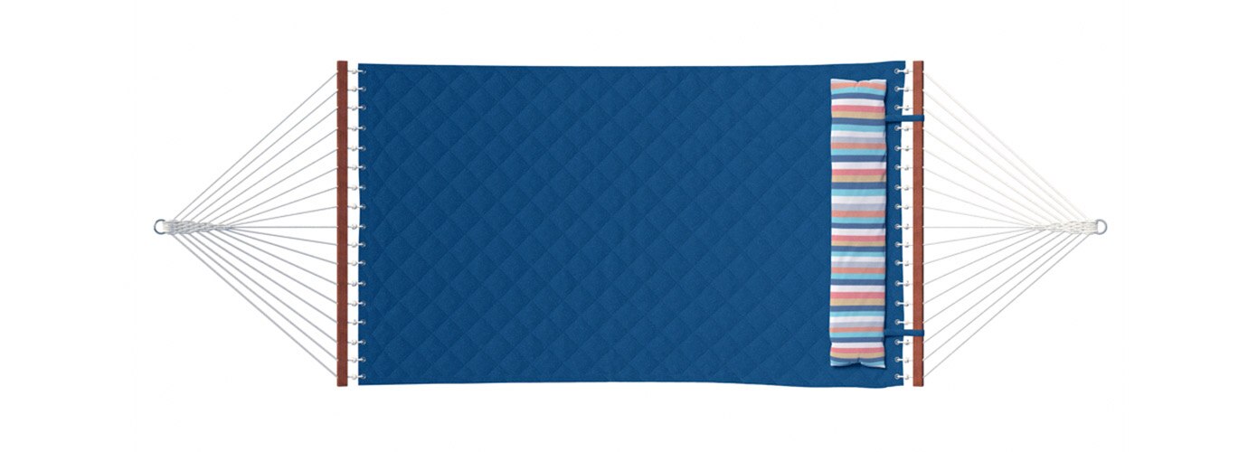 Sunbrella® Quilted Hammock Bed - Regatta Blue