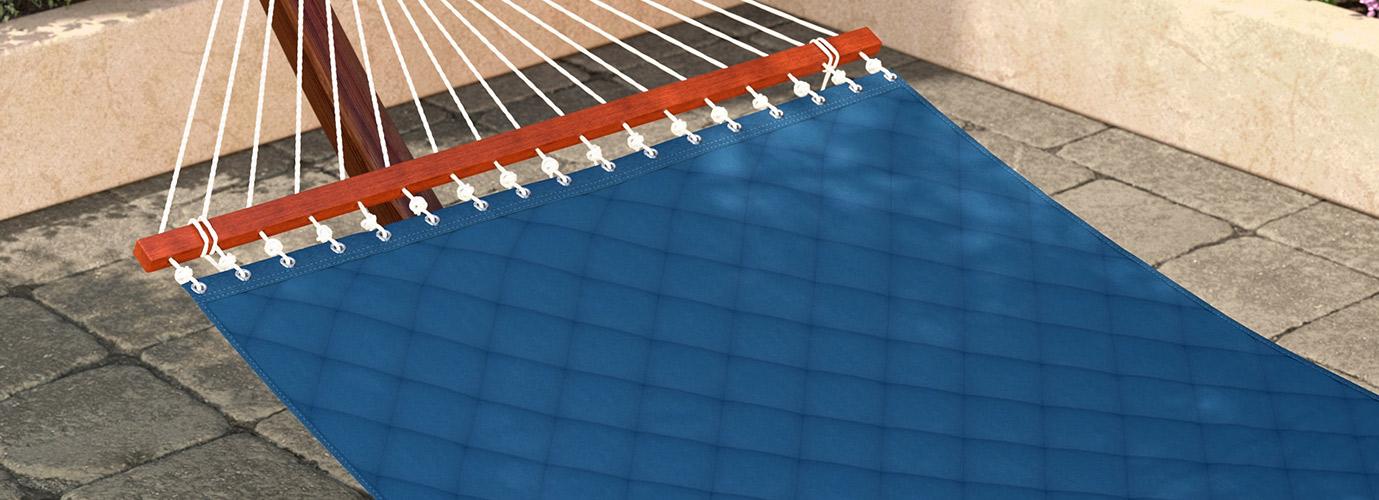 Sunbrella® Quilted Hammock Bed - Regatta Blue