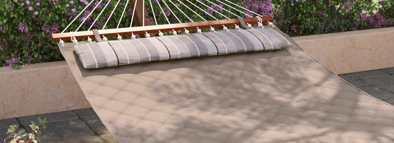 Sunbrella® Outdoor Quilted Hammock Bed - Canvas Taupe